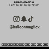 Balloonmagic Ig Embroidery File 6 sizes