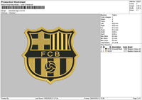 Barcelona1902 Embroidery File 6 sizes