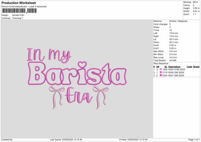 in my Barista Era Embroidery File 7 sizes