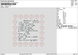 Basbousse Embroidery File 6 sizes