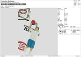 Basketball Player Embroidery File 6 sizes