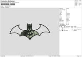 Batman 1311 Embroidery File 6 sizes