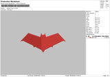 Batman Small Embroidery File 6 sizes