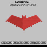 Batman Small Embroidery File 6 sizes