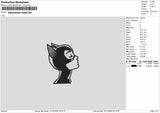 BATWOMAN Embroidery File 6 sizes