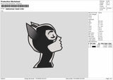 BATWOMAN Embroidery File 6 sizes