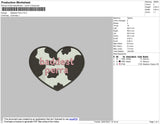 Baddest Perra Embroidery File 4 size