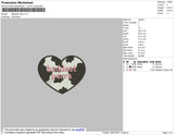 Baddest Perra Embroidery File 4 size