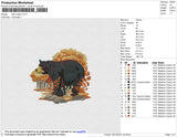 Bear Realist Embroidery File 4 size