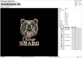 Bears Head 3110 Embroidery FIle 6 sizes