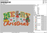 Beauty Xmas 1012 Embroidery File 6 sizes