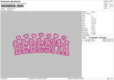 Bebesita Txt Embroidery File 6 sizes