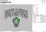 Beetlejuice Embroidery File 5 sizes