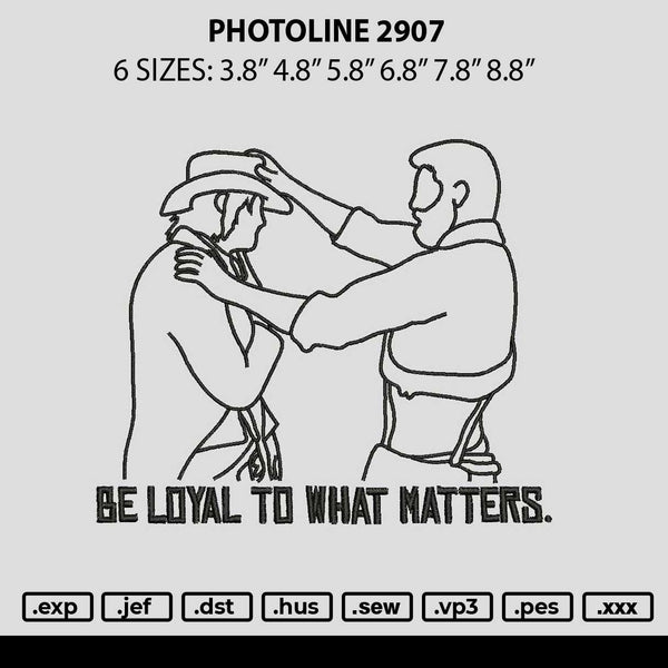 Photoline 2907 Embroidery File 6 sizes