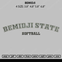 Bemidji Embroidery File 4 size