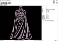 Berserk Embroidery File 6 sizes