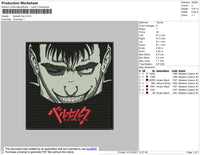 Berserk Box Embroidery File 4 size