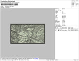 Berserk BW Embroidery File 4 size