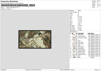 Berserk Rectangle v04 Embroidery File 6 sizes