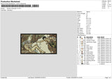 Berserk Rectangle v04 Embroidery File 6 sizes