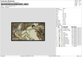 Berserk Rectangle v04 Embroidery File 6 sizes