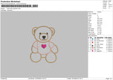 Bear 1910 App Embroidery File 6 sizes