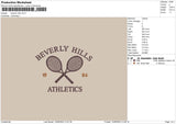 Beverly Hills Embroidery File 4 size