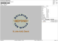 Beyondcircle 01 Embroidery File 6 sizes