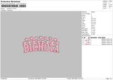 Bichota V3 Embroidery File 6 sizes