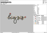 Bigsis Xmas Embroidery File 6 sizes