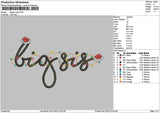 Bigsis Xmas Embroidery File 6 sizes