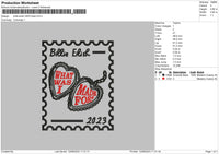 Billie E2023 Embroidery File 6 sizes