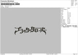 Black Clover Embroidery File 4 size