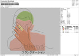 Blond Japan Embroidery File 4 Size