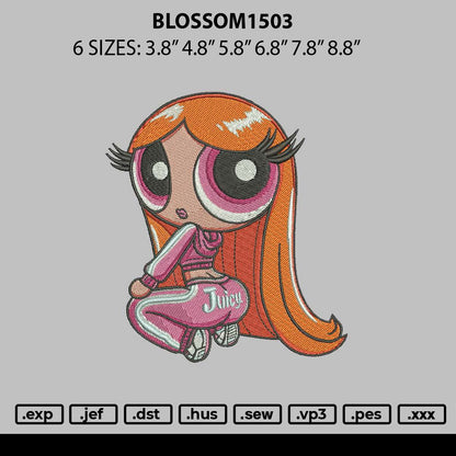 Blossom1503 Embroidery File 6 sizes