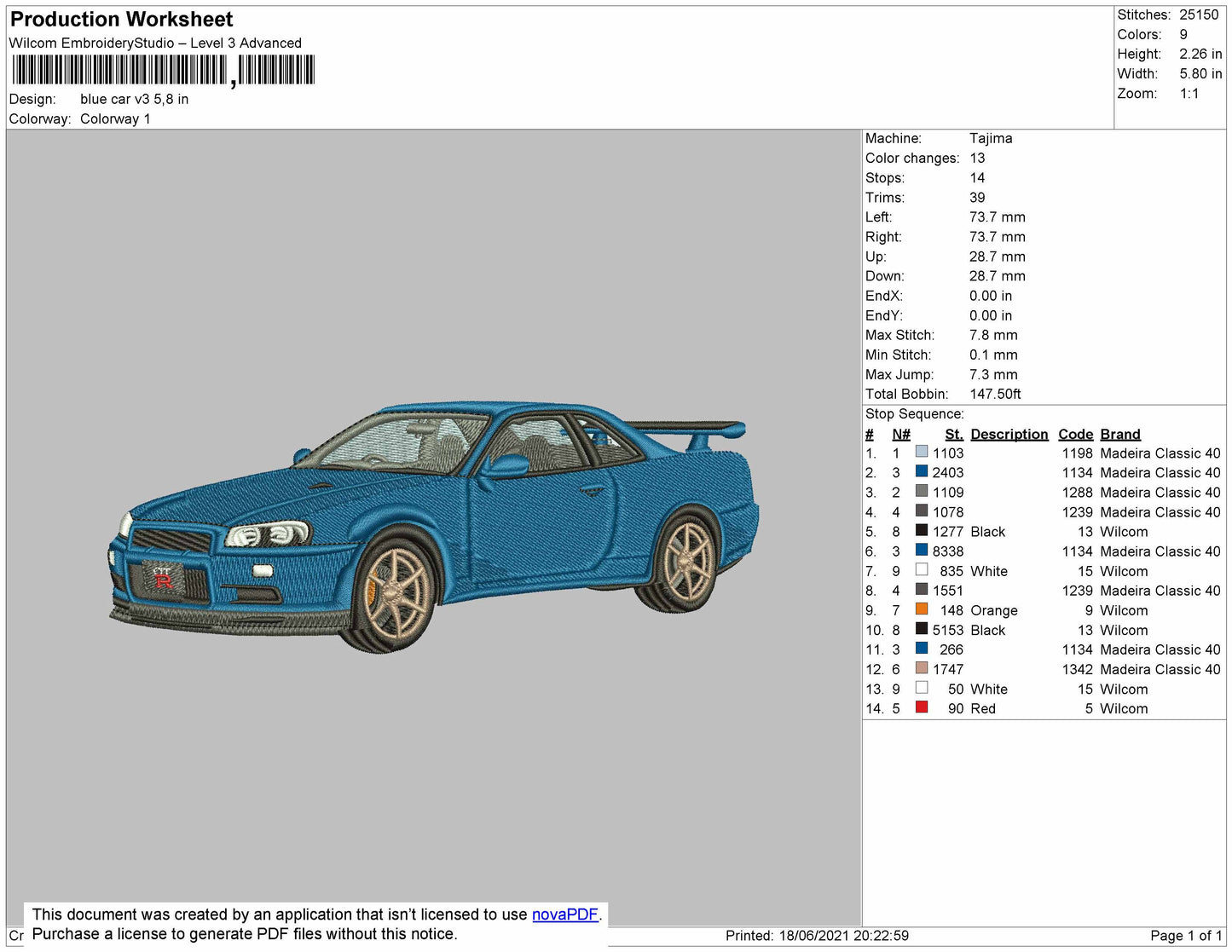 Blue Car v3