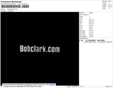 Bobclark Embroidery File 4 size