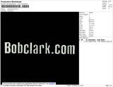 Bobclark Embroidery File 4 size