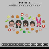 Bobs1612 Embroidery File 6 sizes