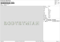 Bodymiah Embroidery File 6 sizes