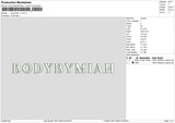 Bodymiah Embroidery File 6 sizes