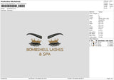 Bombshell Embroidery File 6 sizes