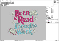 Borntext 1703 Embroidery File 6 sizes