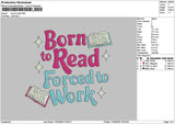 Borntext 1703 Embroidery File 6 sizes