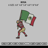 Bosa Embroidery File 6 Sizes