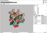 Bouquete 3011b Embroidery File 6 sizes