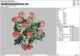 Bouquete 3011b Embroidery File 6 sizes