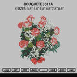 Bouquete 3011b Embroidery File 6 sizes
