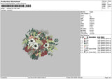 Bouquete 3011b Embroidery File 6 sizes