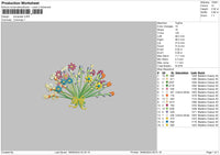 Flowers 1806 Embroidery File 6 sizes